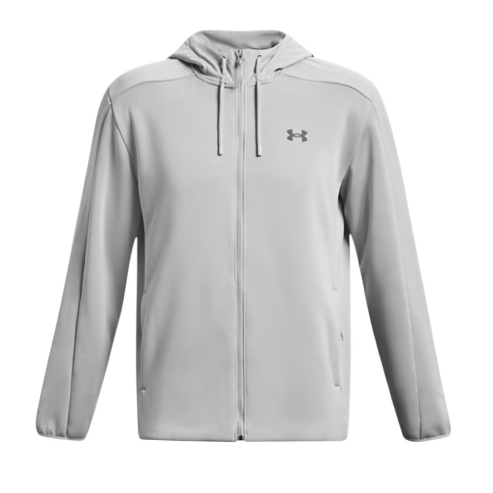 Under Armour Essential Swacket Jacket Gray Men's XL UA Storm Recycled Full Zip